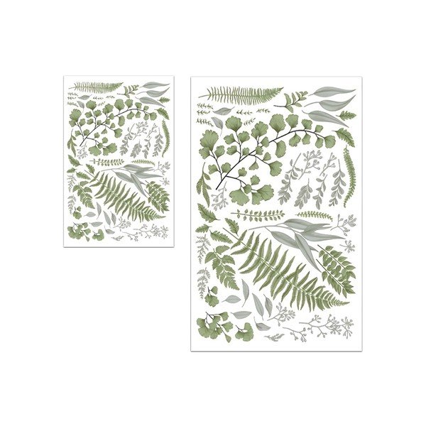Set di tappetini per il bagno verdi/beige 2 pz 60x100 cm Floral – Mila Home