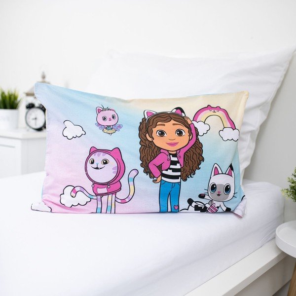 Set copripiumino e federa da bambini in cotone per culla 100x135 cm Gabby's Dollhouse "Sugar Dream" – Jerry Fabrics-image-2