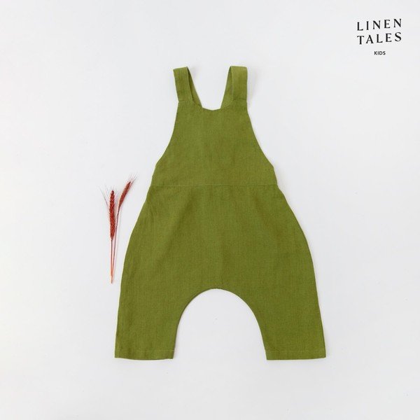 Tutine in lino Moss Green - Linen Tales