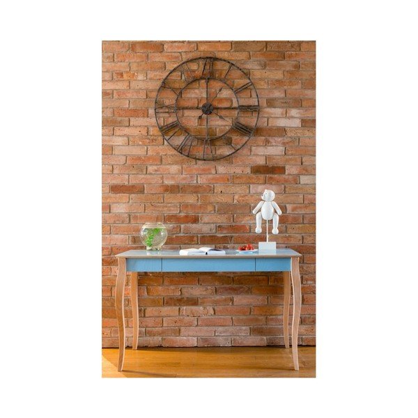 Scrivania turchese chiaro Lillo, lunghezza 105 cm - Ragaba-image-2