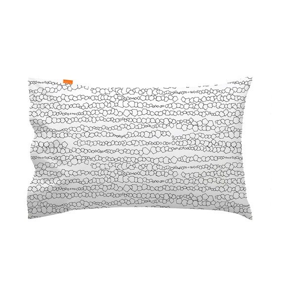 Federa per cuscino Dripstone, 50x80 cm - Blanc-image-1