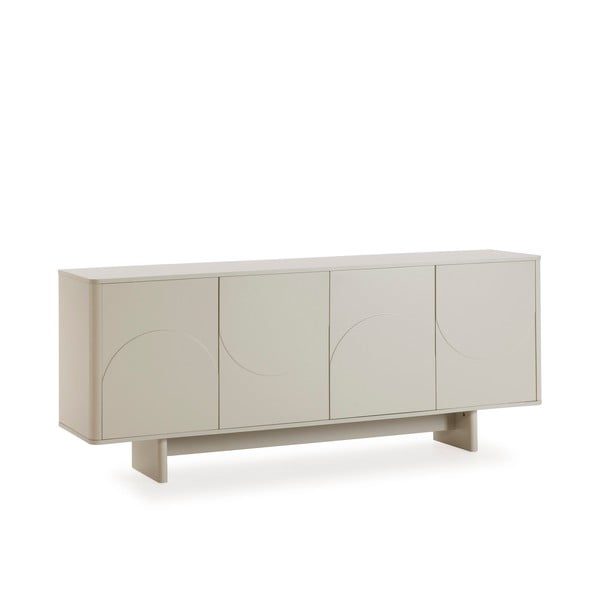 Cassettiera color crema 180x75x40 cm Solei – MOME-image-3