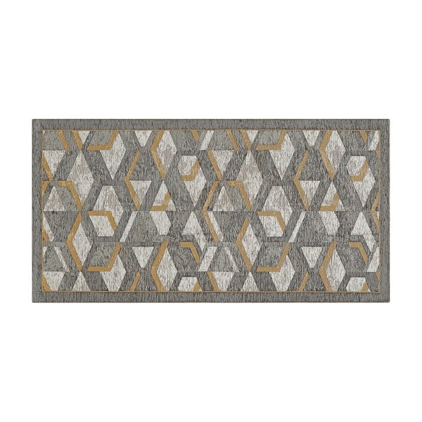 Battistrada grigio e oro , 55 x 190 cm Hypnotik - Floorita-image-2