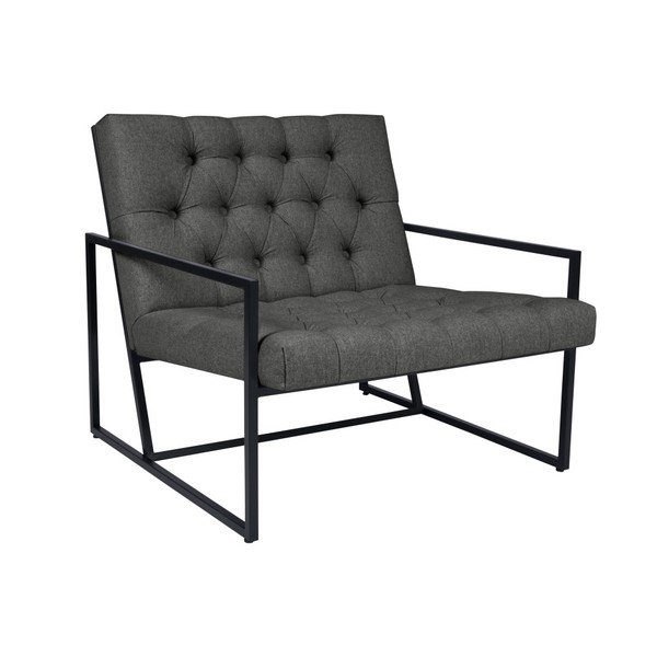 Poltrona grigio scuro Aster - Mazzini Sofas