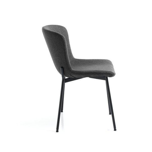 Sedie da pranzo in set grigio scuro 2 pz Snug – Tomasucci-image-3