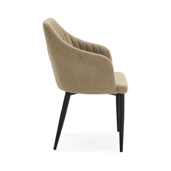 Set di sedie da pranzo verde chiaro in imbottito 2 pz Nadi – Marckeric-image-3