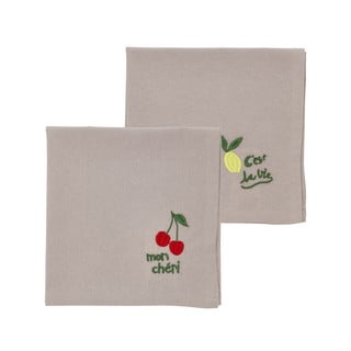 Set di tovaglioli in tessuto 2 pz 40x40 cm Bistro – Södahl