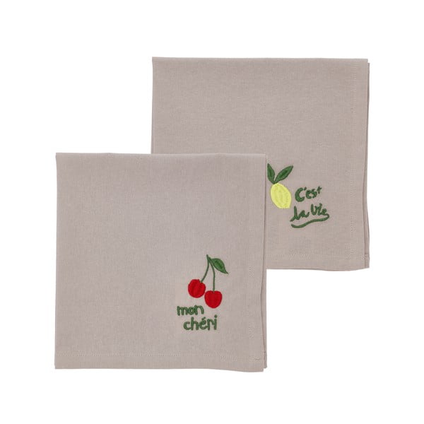 Set di tovaglioli in tessuto 2 pz 40x40 cm Bistro – Södahl