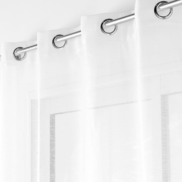 Tenda in voile bianco 140x180 cm Lissea - douceur d'intérieur-image-1