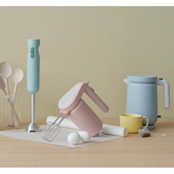 Mixer frullatore a immersione verde chiaro in plastica Foodie – RIG-TIG-image-1