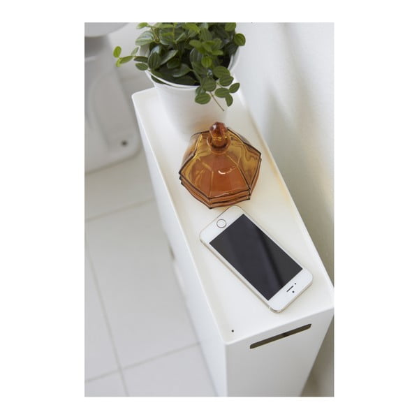 Distributore di carta igienica bianco Rin Stocker Tower - YAMAZAKI-image-4