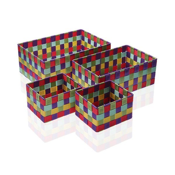Set di 4 cestini portaoggetti Giardino - Versa