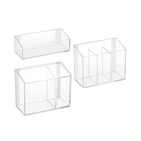 Sada 3 organizérů InterDesign Affix Vanity