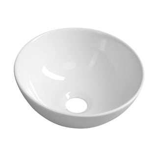 Lavabo rotondo bianco in ceramica ø 28 cm Aster – Sapho