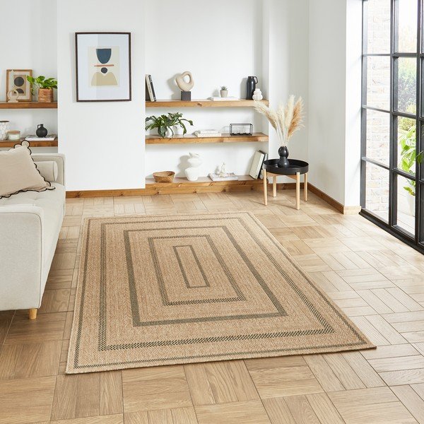 Tappeto da esterno in marrone chiaro 120x170 cm Nomad – Think Rugs-image-2