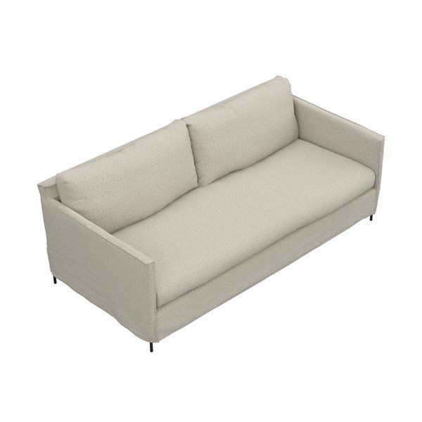 Divano beige 198 cm Petito - Furninova-image-2