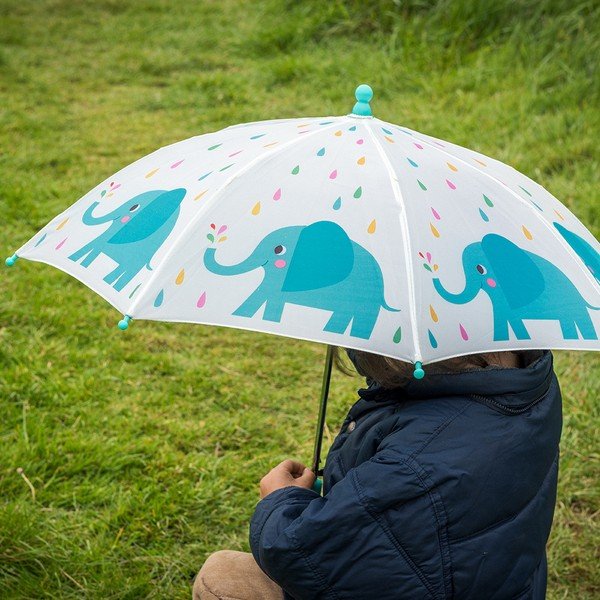 Ombrello per bambini Elvis l'elefante - Rex London-image-1