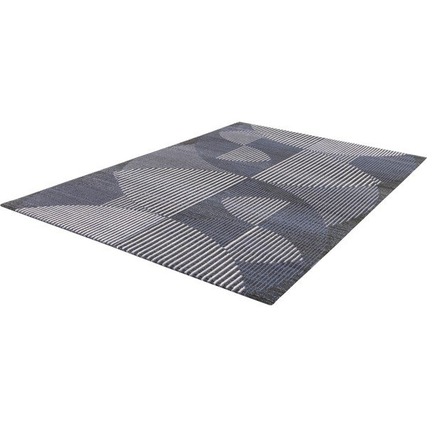 Tappeto in lana blu scuro 200x300 cm Shades - Agnella-image-4
