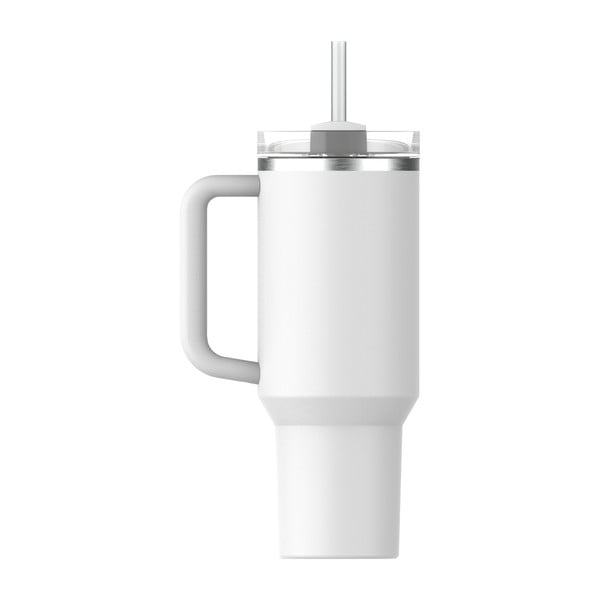 Borraccia termica bianca in acciaio inox 1,18 l Quencher H2.0 FlowState Tumbler Frost – Stanley-image-3