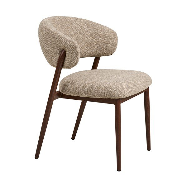 Sedia da pranzo beige imbottito Cavi – House Nordic