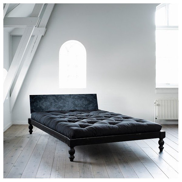 Postel Karup Rock-o Barok Black/Blue Flower
