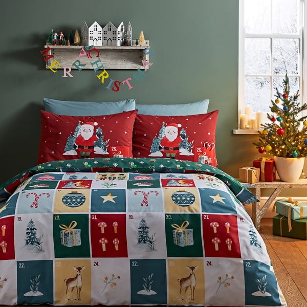 Biancheria da letto singola 135x200 cm Advent Calendar - Catherine Lansfield