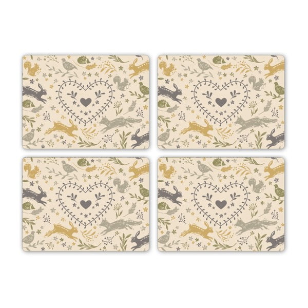 Tovagliette in sughero 4 pezzi 29x21 cm Woodland - Cooksmart ®-image-1