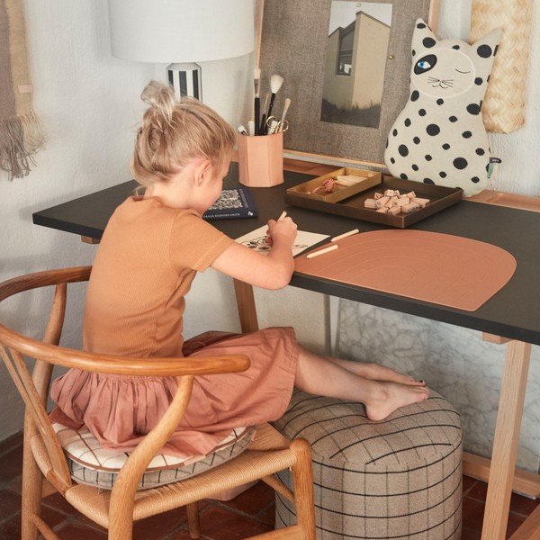 Puof a sacco beige Grid – OYOY Living Design-image-1