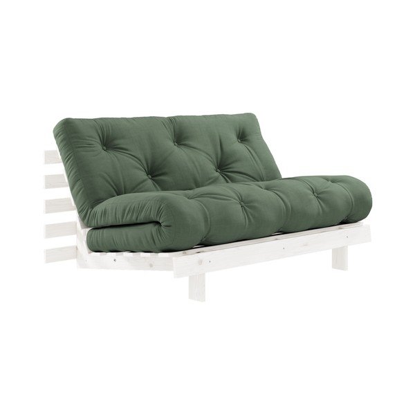 Divano letto verde 140 cm Roots - Karup Design