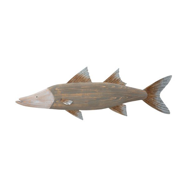 Nástěnná dekorace Mauro Ferretti Fish, 99 x 33,5 cm