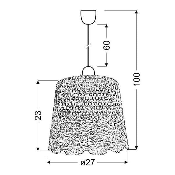 Lampadario rosa Nonna – Candellux Lighting-image-1