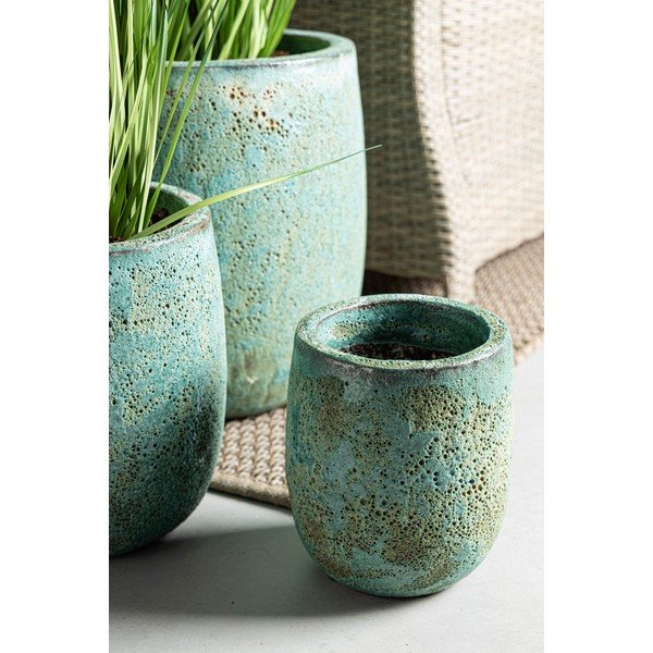 Set di vasi per fiori in terracotta 3 pz ø 36 cm Duyen – Bizzotto-image-1