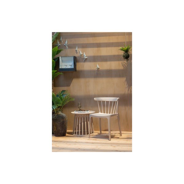 Tavolino da giardino beige , ø 50 cm Boy - WOOOD-image-2