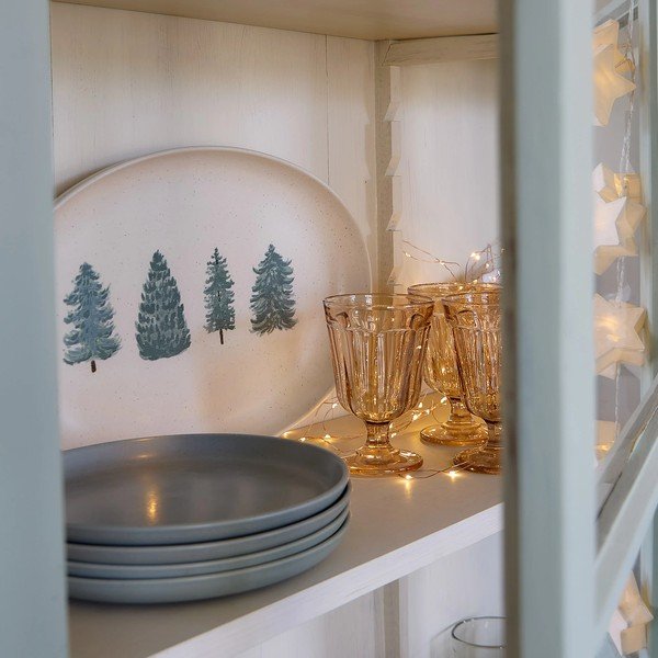 Vassoio in gres a tema natalizio 26x41 cm Pacifica Christmas Tree – Casafina-image-4