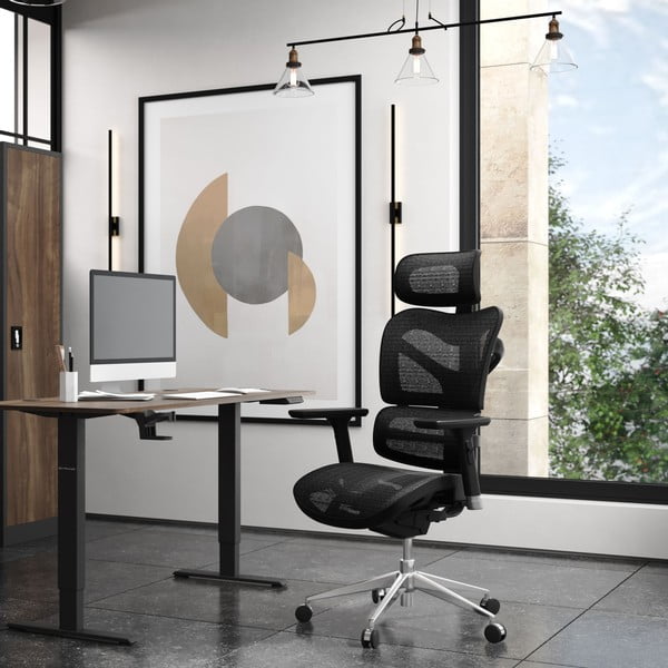 Sedia da ufficio nera V-Commander - Diablo Chairs-image-1