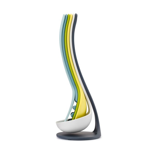 Set di 5 utensili da cucina con supporto Nest Nest™ - Joseph Joseph-image-2