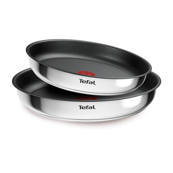 Padelle in set in acciaio inox con superficie antiaderente/con manico rimovibile 2 pz ø 26 cm INGENIO Cook Eat L8813S75 – Tefal-image-3