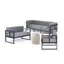 Set da giardino in alluminio grigio per 6 persone - Bonami Essentials