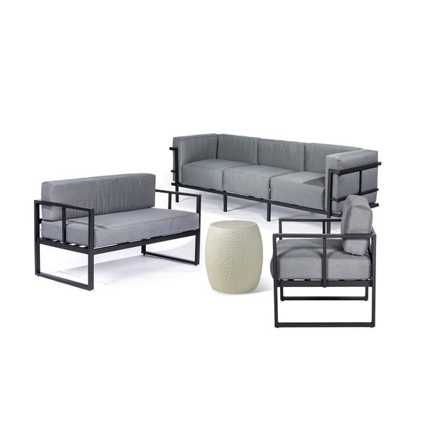 Set da giardino in alluminio grigio per 6 persone - Bonami Essentials