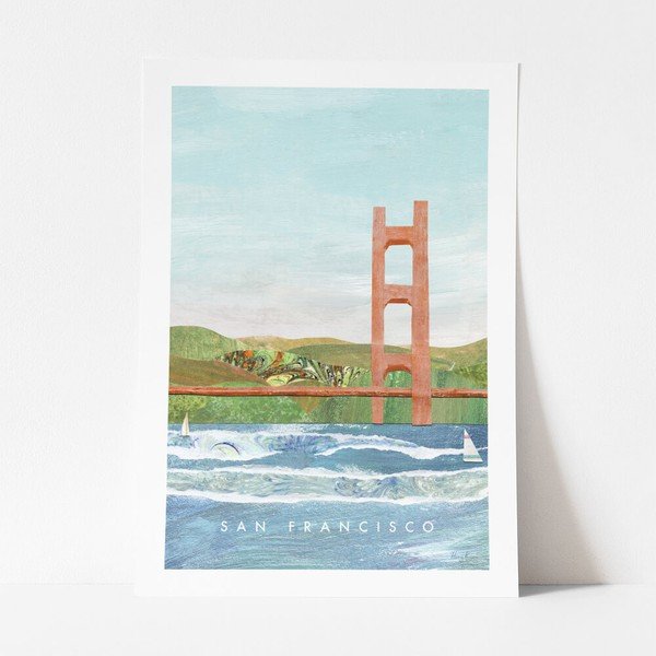 Poster II, 30 x 40 cm San Francisco - Travelposter