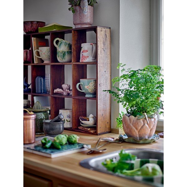 Mensola di colore naturale in legno riciclato con ripiani multipli 53 cm Tilo – Bloomingville-image-4