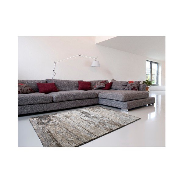 Tappeto Elke grigio e beige, 160 x 230 cm - Universal-image-1