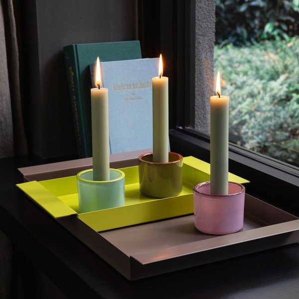 Set di 3 portacandele in vetro - Remember-image-1