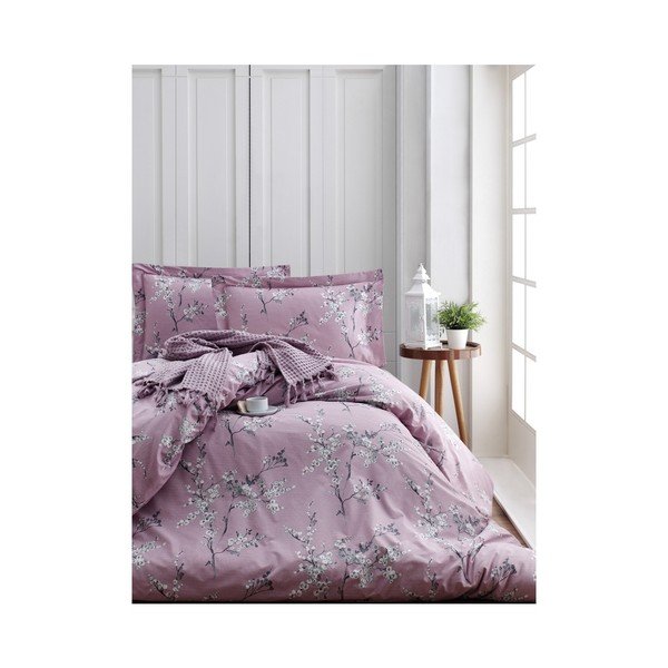 Lenzuolo matrimoniale in cotone ranforce Rosa, 200 x 220 cm Chicory - Unknown