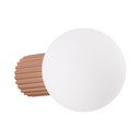 Lampada da parete marrone chiaro ø 12 cm Orbital – Sollux