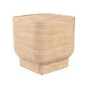 Tavolino con effetto pietra ø 45 cm Noble – Zuiver