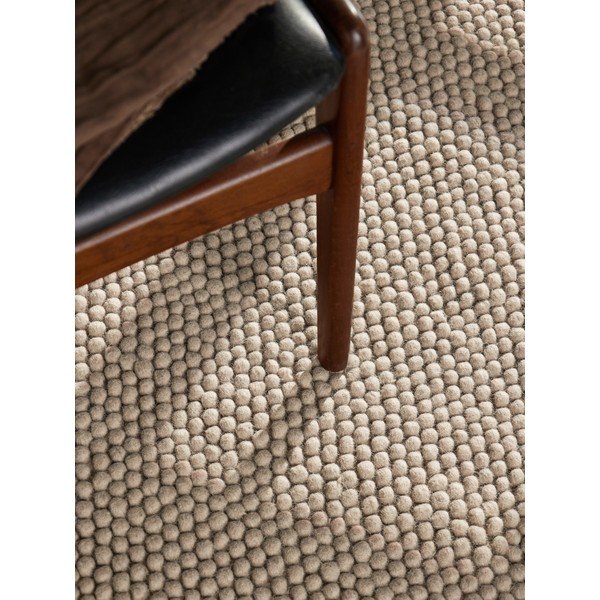 Tappeto rotondo beige in lana tessuto a mano ø 200 cm Richmond Diana – Ted Baker-image-2