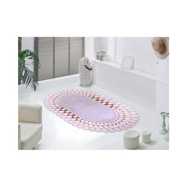 Tappeto Zinno Oval , 80 x 150 cm Kahve - Vitaus-image-1
