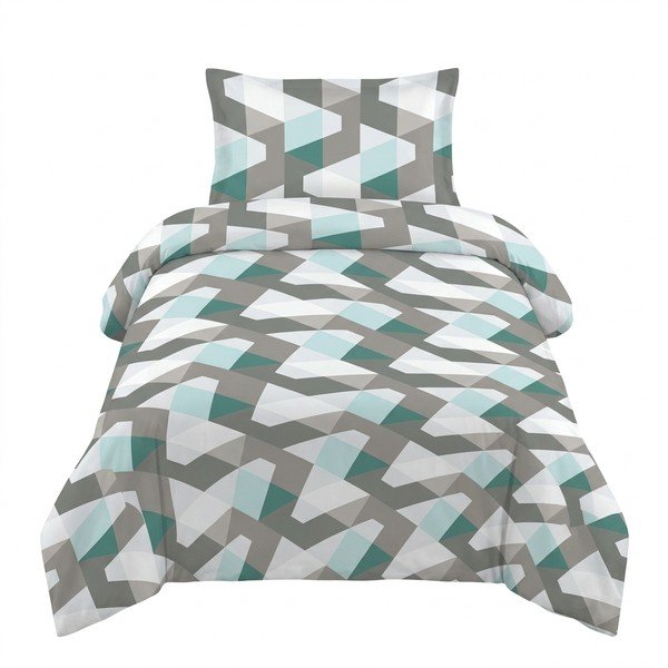 Set copripiumino e federa in cotone per letto singolo 140x200 cm Leopold – Cotton House