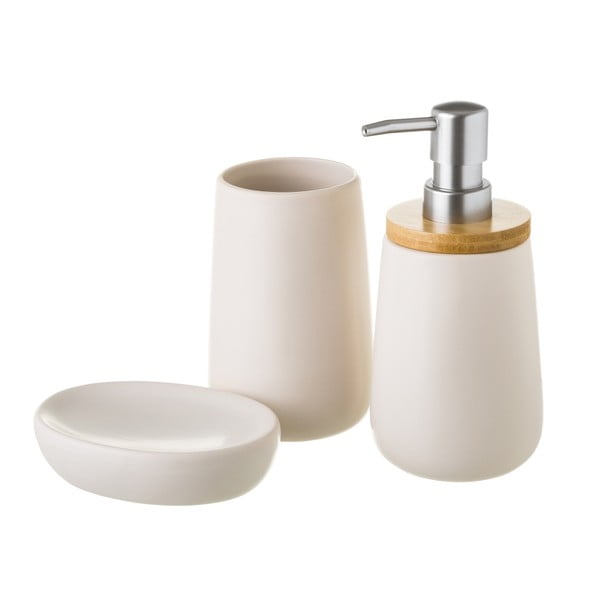 Set di accessori da bagno bianchi - Casa Selección